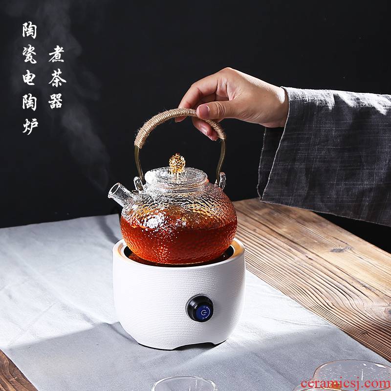 Web celebrity mini electric TaoLu boiling tea ware glass teapot, black tea, white tea pu - erh tea set automatic contracted household