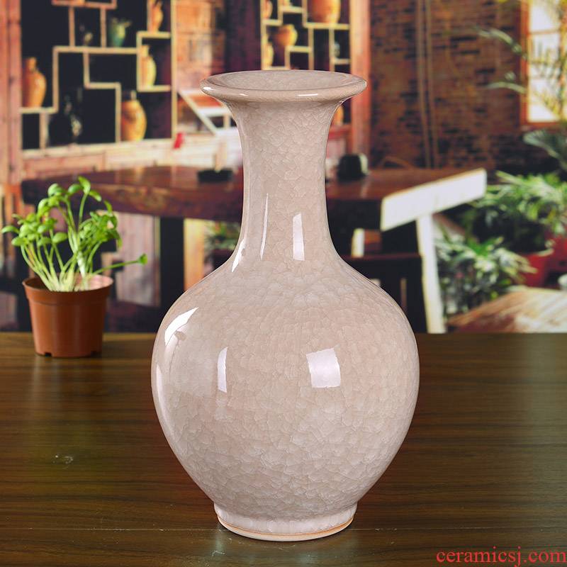 Archaize of jingdezhen ceramics up porcelain cracked ice sitting room place vases, modern household act the role ofing is tasted process gifts