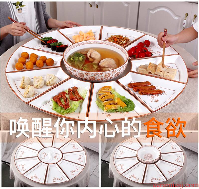 0 creative web celebrity suits for the trill platter tableware portfolio household ceramic plate round table set round sector