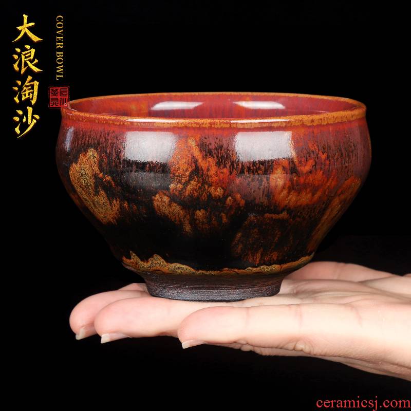 Artisan fairy built one masters cup cup personal special ceramic household pure manual kung fu tea cup, cup