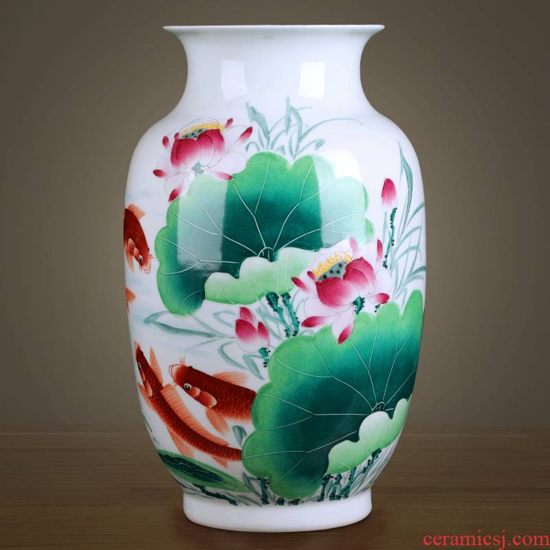 Jingdezhen ceramics hand - made vases furnishing articles for years for porcelain decoration decoration fashion rich ancient frame sitting room