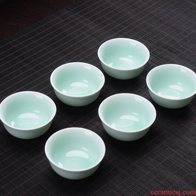 Ceramic cups kung fu tea set celadon tea cup tea cup ultimately responds cup personal cup cup bowl