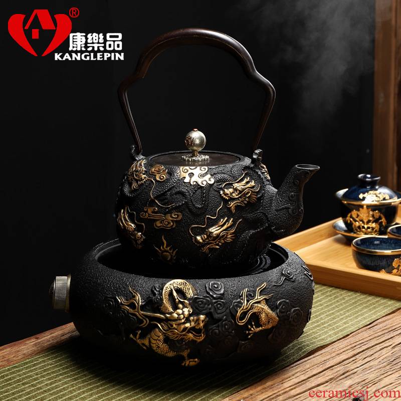 Recreational product iron pot TaoLu boiled tea machine cast iron tea kettle in southern Japan pure manual boiled tea stove teapot