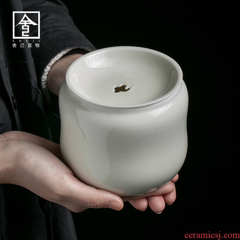 The Self - "is jingdezhen plant ash restoring ancient ways is built water tea accessories tea tea wash water jar ceramic household type