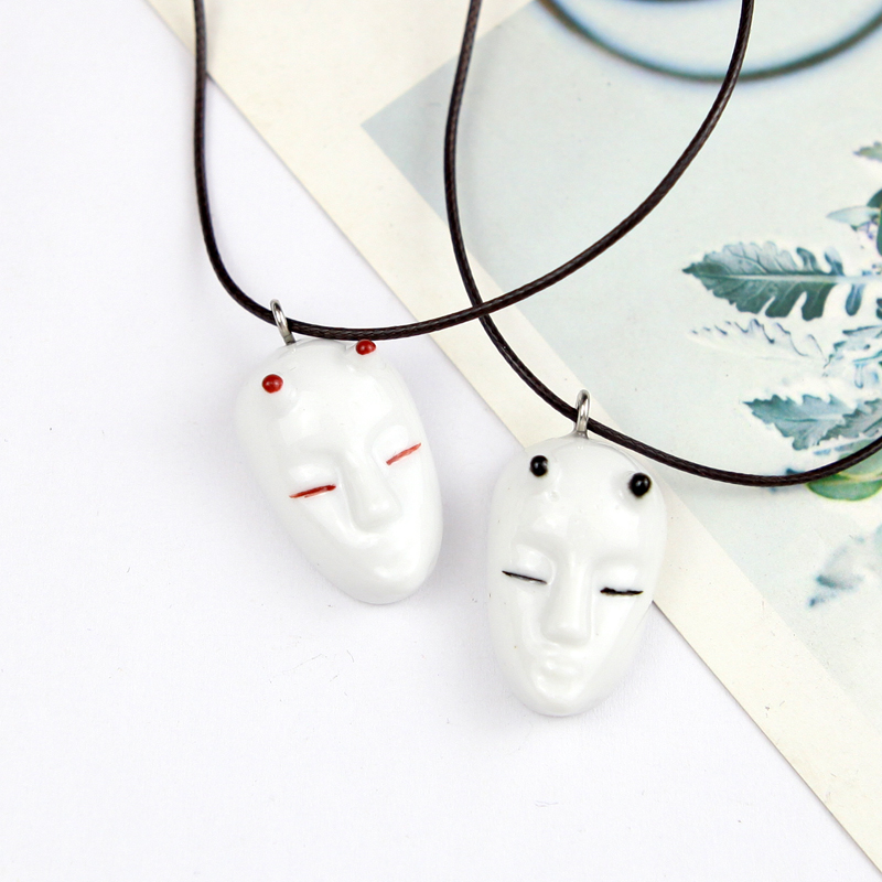 QingGe Buddha is small and pure and fresh necklace female mask contracted ceramic pendants sweater with stalls supply chain sen is a best friend