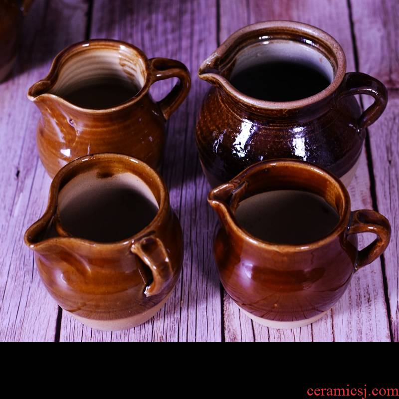 Yunnan soil clay coarse pottery baking receives tea teapot national craft fair all hand tableware tea cup
