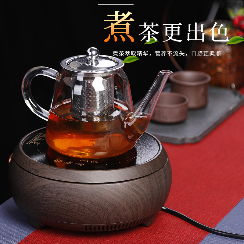 Suit the electric TaoLu boiled tea, the household glass teapot more to hold to high temperature steaming tea tea bags are special electric kettle