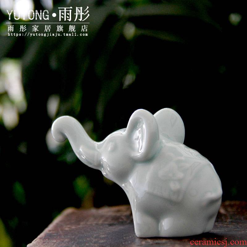 Jingdezhen ceramics by hand, lovely mini like pet tea pet modern home decoration gifts furnishing articles