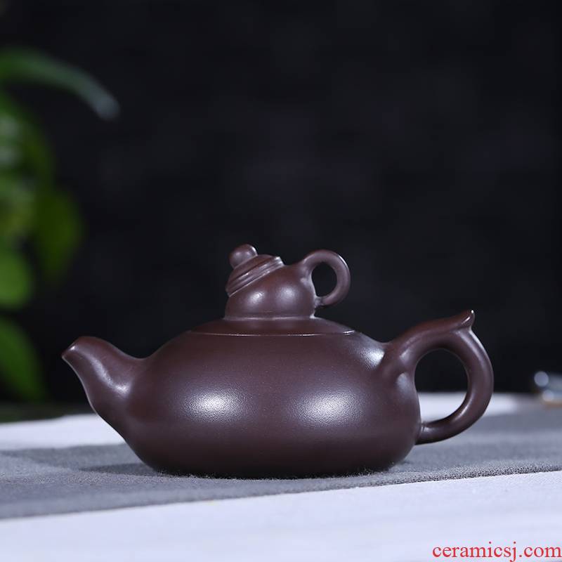 Authentic yixing it manual undressed ore purple clay pot pot capacity of 150 ml