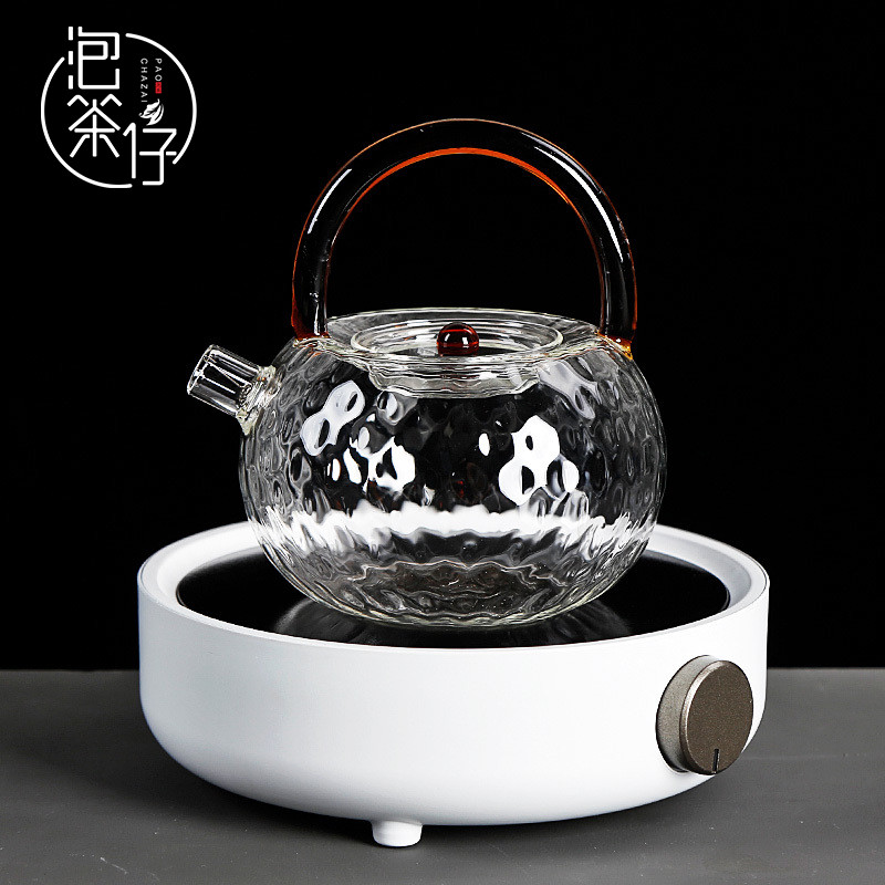Electric TaoLu home cooked this mini small tea table silver pot of tea ware iron pot insulation glass steam.mute tea stove