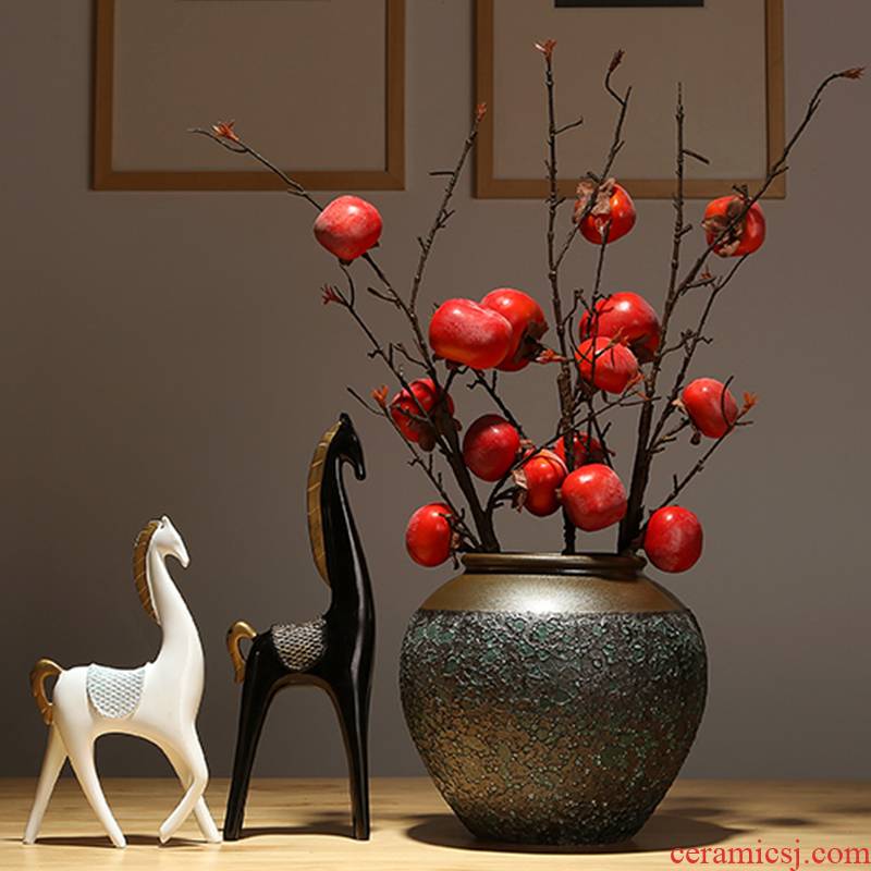 The New Chinese jingdezhen porcelain vases modern classical sitting room porch TV ark adornment flower arranging flower implement furnishing articles