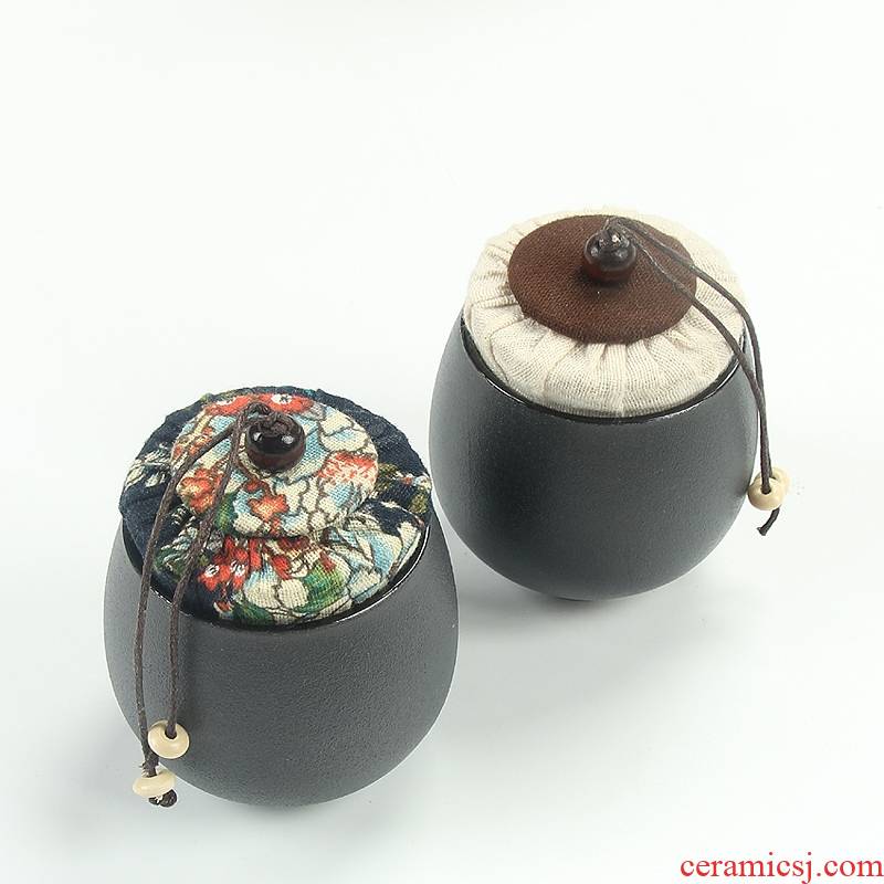 Qiao mu small black zen tea pot black pottery storage tanks creative shape small cups sealing ceramic POTS
