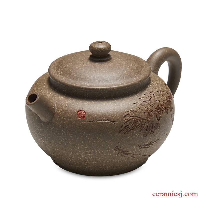 Qiao mu, yixing manual it undressed ore blue mud home famous buds small violet arenaceous kung fu tea set the teapot