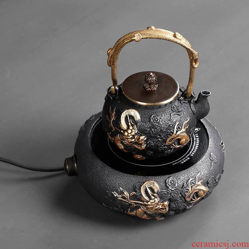 Qiao mu PMZ electric TaoLu suit teapot imitation tea boiled tea stove'm boil boil tea kettle, cast iron