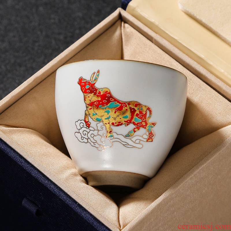 Your up sample tea cup cup kung fu small single CPU can keep ceramic cup restoring ancient ways of household master cup individual cup home