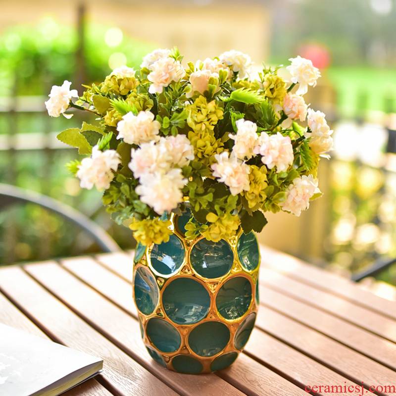 Modern light much creative ceramic vase contracted sitting room household soft outfit household act the role ofing is tasted furnishing articles European flower decoration