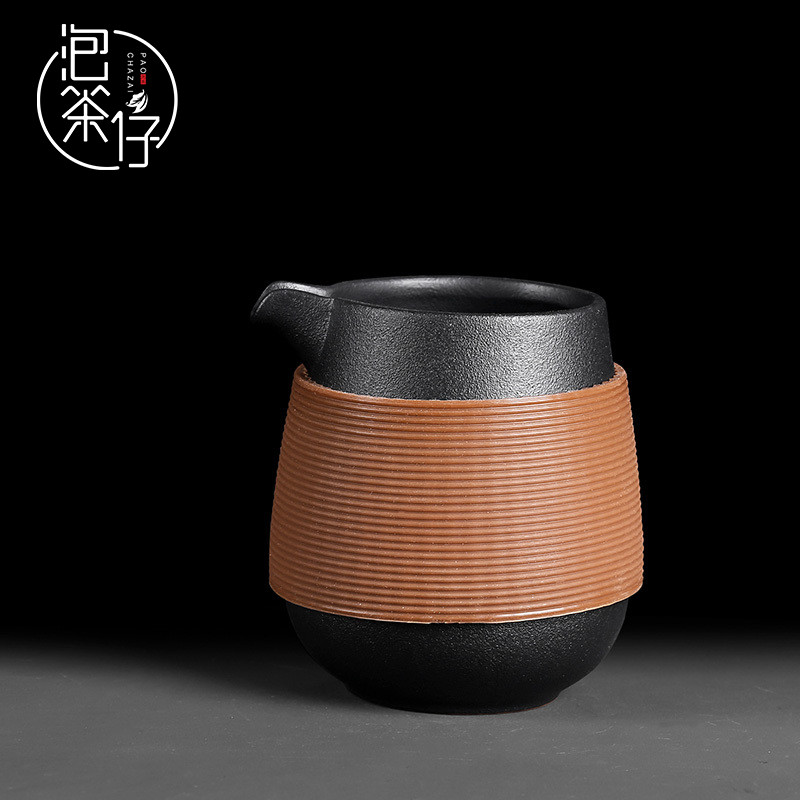 Japanese coarse pottery kung fu tea tea tea is a single male fair keller cup points large work ceramic cups of household