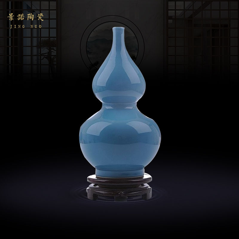 Jingdezhen ceramics vase sitting room furnishing articles contracted and I classical adornment household decoration decoration