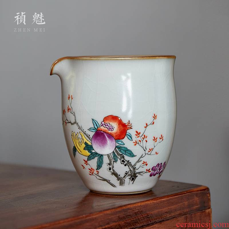 Shot incarnate your up hand - made open piece of jingdezhen ceramic fair keller kung fu tea accessories large tea sea points