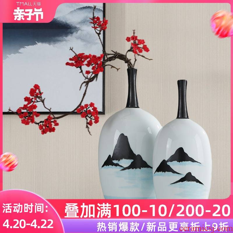 New Chinese style ceramic vase furnishing articles put dry flower is the sitting room porch table between the example of TV ark, home decoration