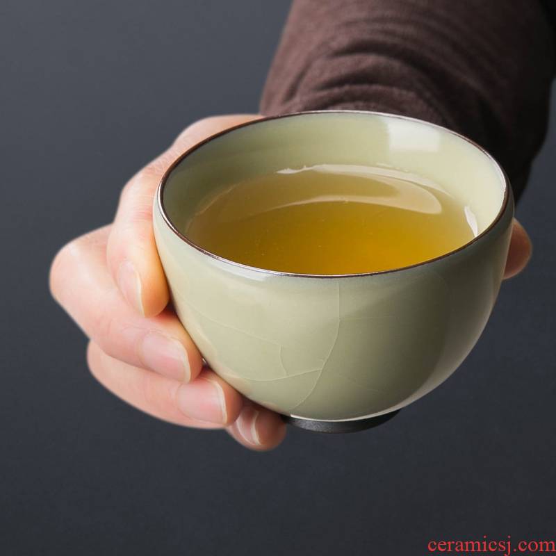Jingdezhen porcelain up cup tea master cup single cup size, household not hot crack ceramic sample tea cup