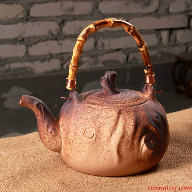 Japanese wood cooking pot purple sand clay POTS electric TaoLu special steamed tea kettle bamboo girder are quality goods bag in the mail