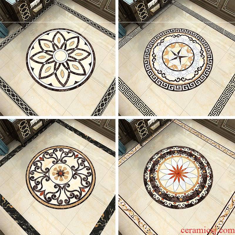 Waterproof stick ins web celebrity ground tiles spelling a flower stickers with wear - resisting surface decorative Waterproof wall sticking ceramic tile to stick