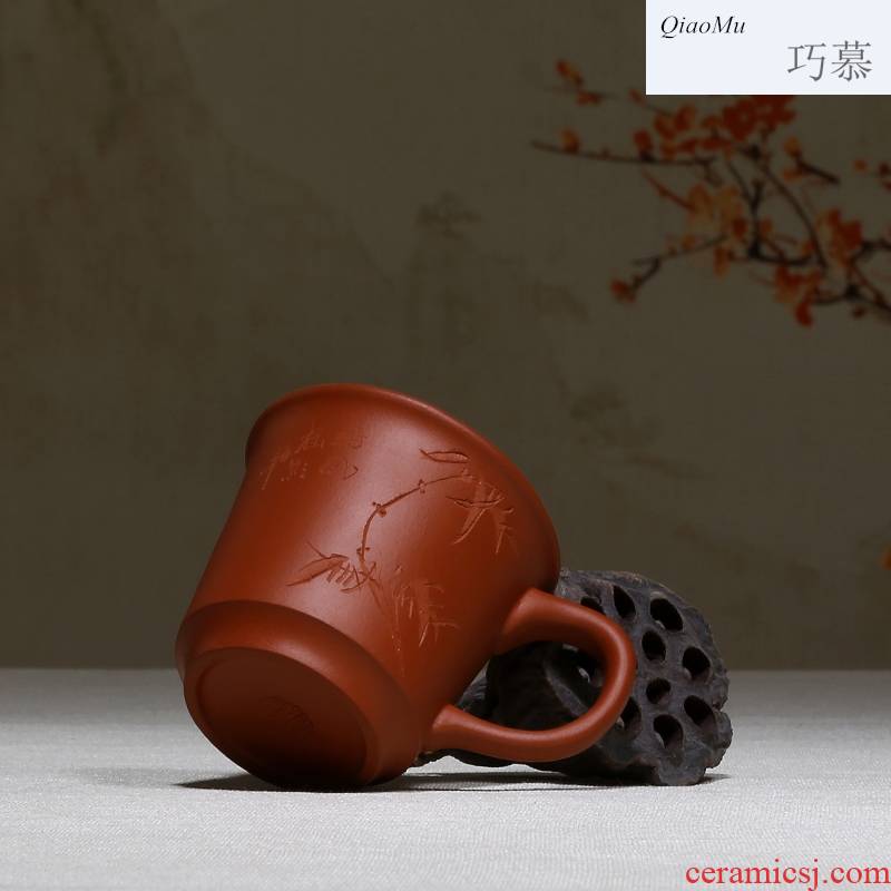 Qiao longed for the purple sand cup cup kung fu tea cups but small cups to prevent hot koubei yixing master sample tea cup bowl