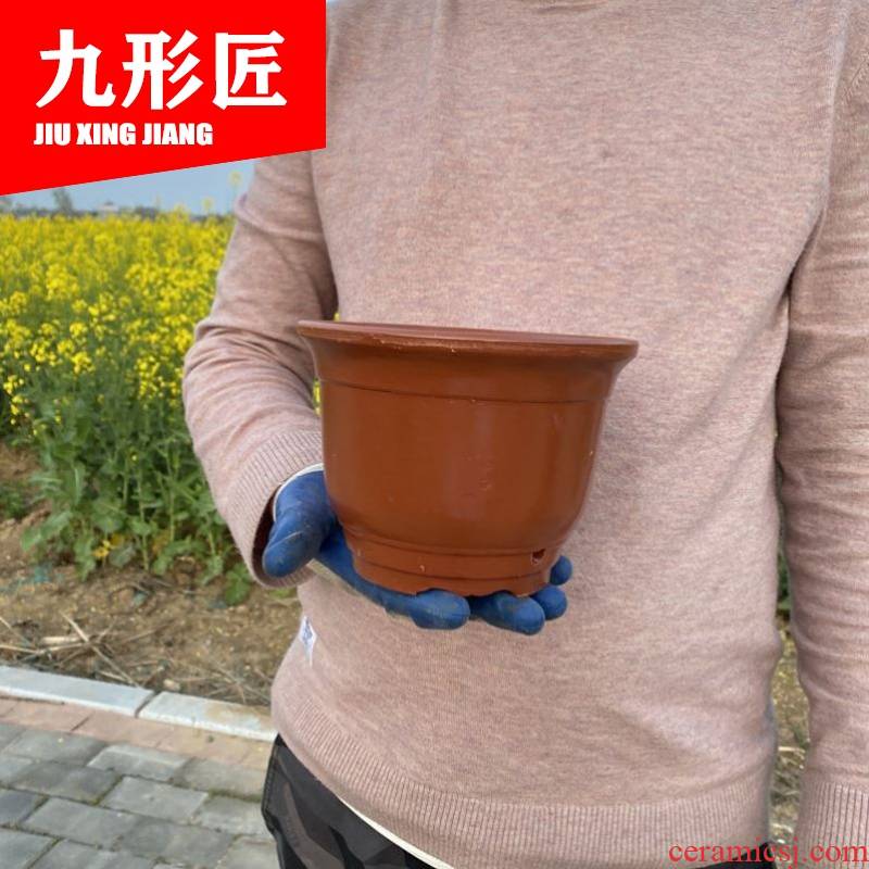 Coarse sand contracted clearance oversized meaty plant flower pot clivia flower pot ceramic household money plant a flower pot special offer