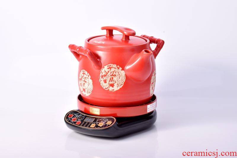 He arranges automatic fission tisanes pot of traditional Chinese medicine pot of household ceramic frying casserole of TCM electric machine boiled pot boil