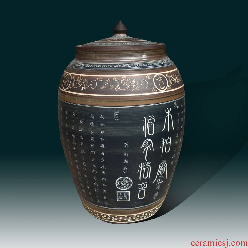 The Functional ceramic porcelain jingdezhen life cover Chinese ancient classical ceramic meters pot storage tank
