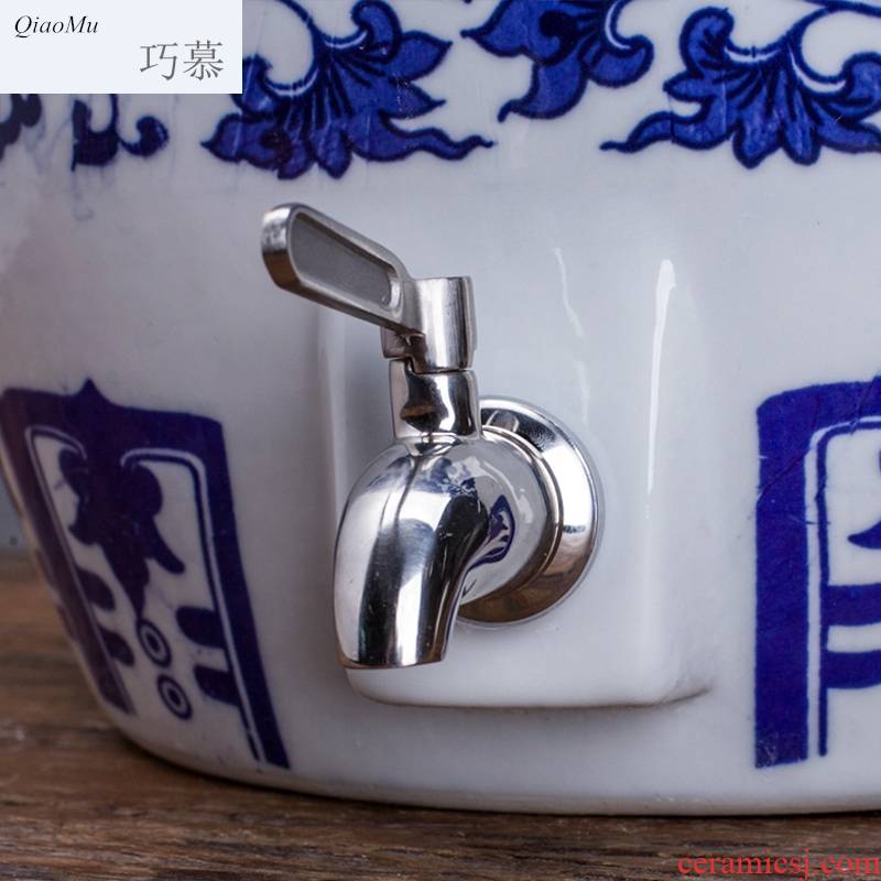 Qiao longed for an empty bottle jar jingdezhen scattered hip ceramic 20 jins 30 jins mercifully it home outfit wine 50 pounds