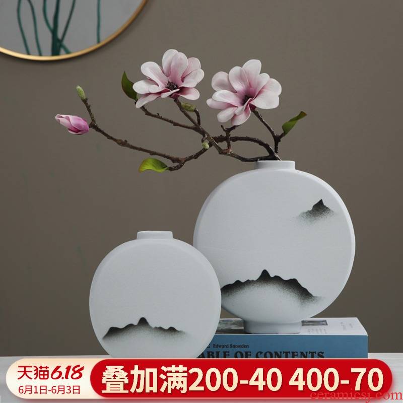 New Chinese style ceramic vase place to live in the sitting room porch TV cabinet table flower arrangement between example home decorations