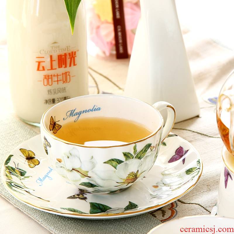 Qiao mu household glass tea set ceramic tea fruit pot of boiled herbal heating cup Europe type in the afternoon