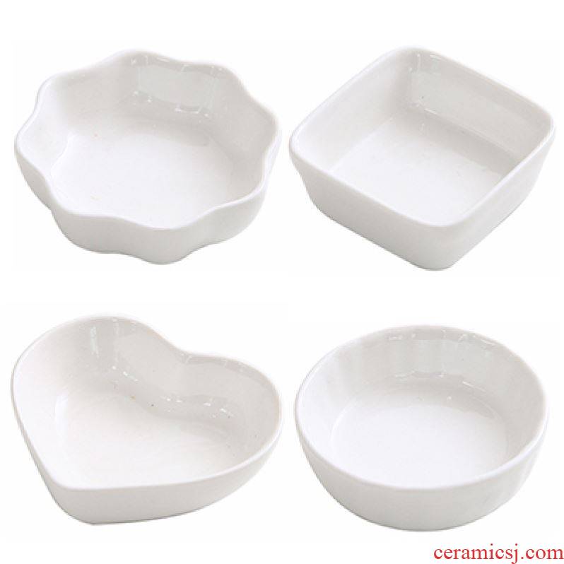 Ceramic dip disc creative vinegar dish of lovely small plate side dish Japanese soy sauce dish of sauce dish flavor dish