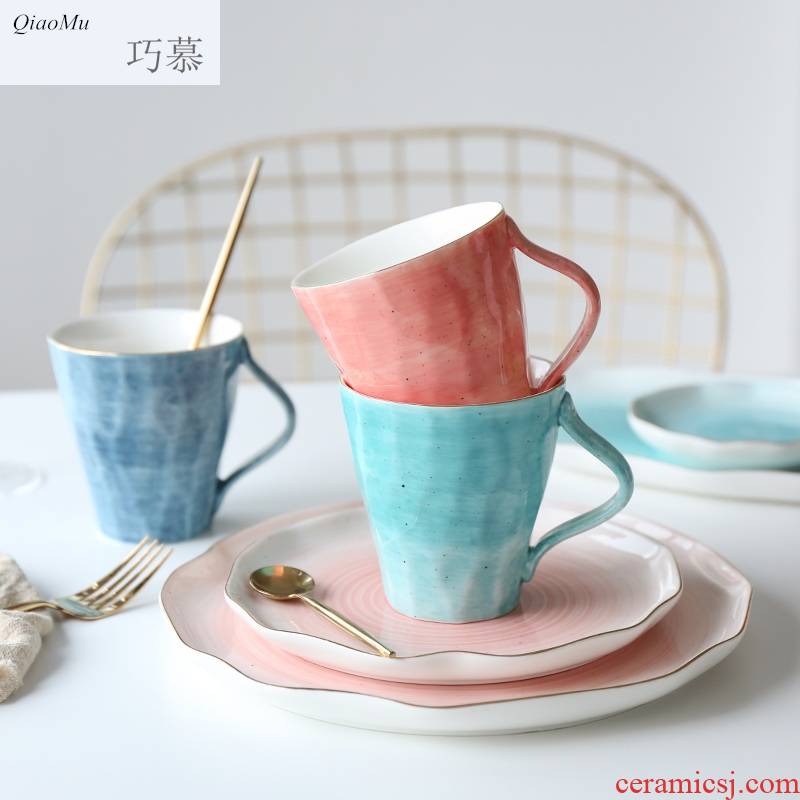 For color opportunely up phnom penh irregular series ceramic keller cup men and women milk cup cup coffee cups
