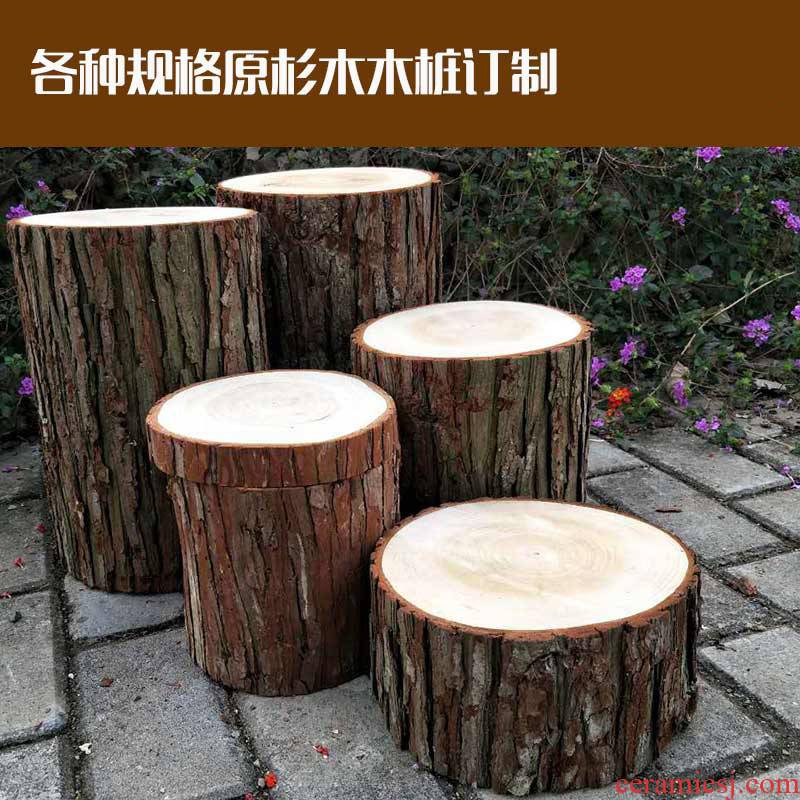 The The original wood raw material furnishing articles stump running The base The The original wood pictures show a fence fence DIY decoration items