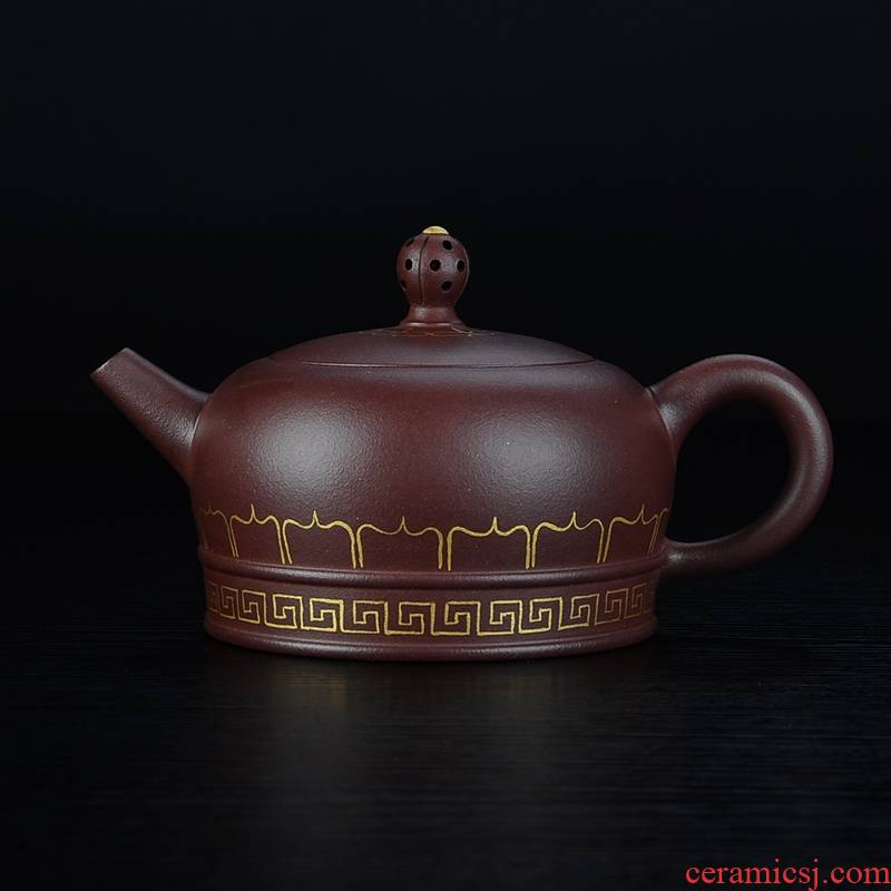 Qiao mu JS yixing undressed ore ceramic tea pot - masters all hand teapot tea zen