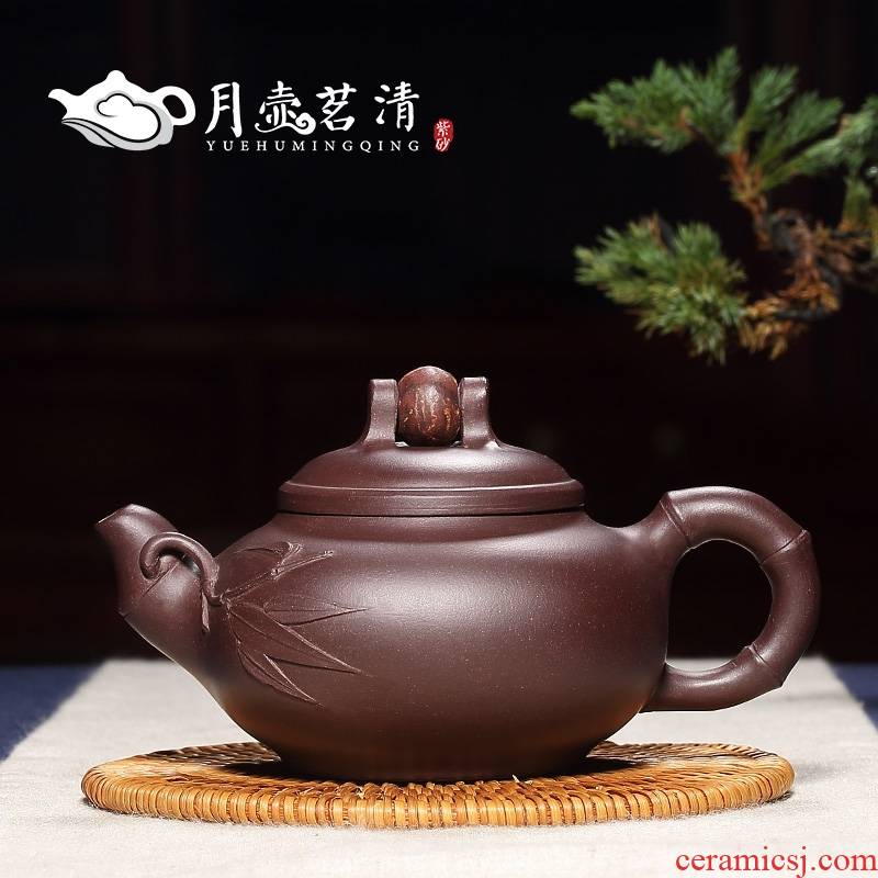Qiao mu YH yixing undressed ore ceramic tea pot - method of pure checking make good old purple clay sifang fortunes