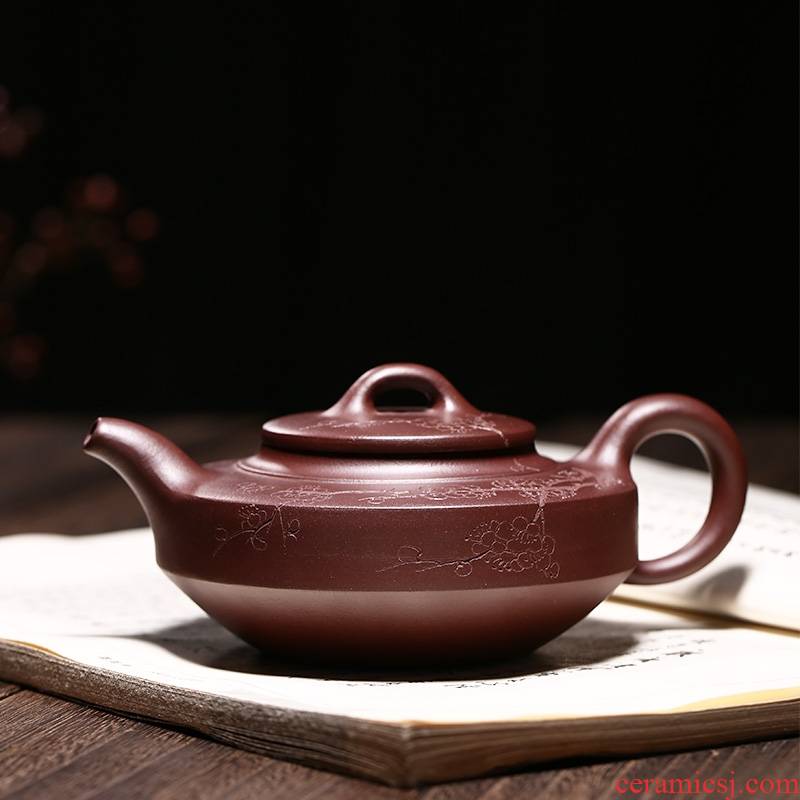 Qiao mu YM authentic yixing ores are it by the manual teapot tea mei xiang Zhou Pan purple clay