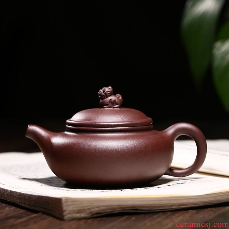Qiao mu YM yixing masters are it pure manual teapot home outfit tea auspicious the mythical wild animal