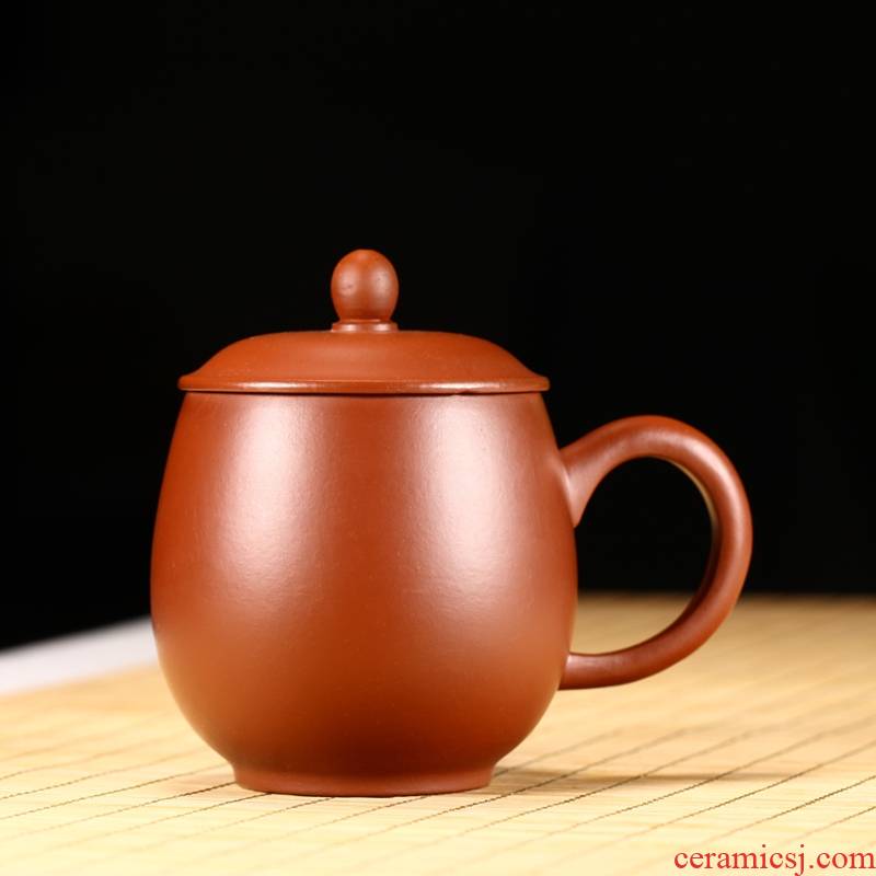 Qiao mu YM yixing undressed ore purple violet arenaceous mud masters cup pure manual dahongpao tea cup dragon egg cup