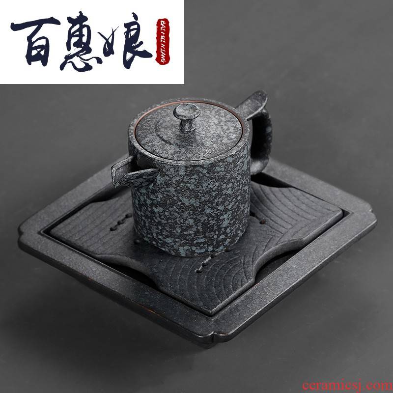(niang dry terms Taiwan tea tray zen bearing a pot of tea pot holder, coarse clay POTS 12 type tea accessories household pot of water