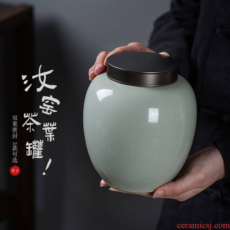 Your up pot containing small jingdezhen ceramic store tea caddy fixings seal household kung fu tea accessories