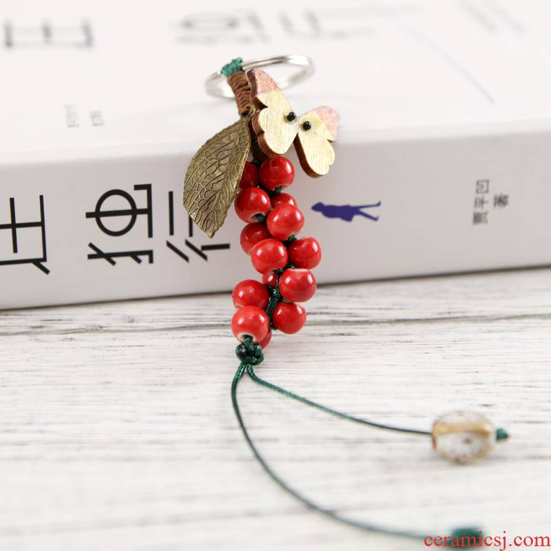 The Original design hand made beads QingGe ceramic beads pendant pendant bag move key national windmill booth in supply