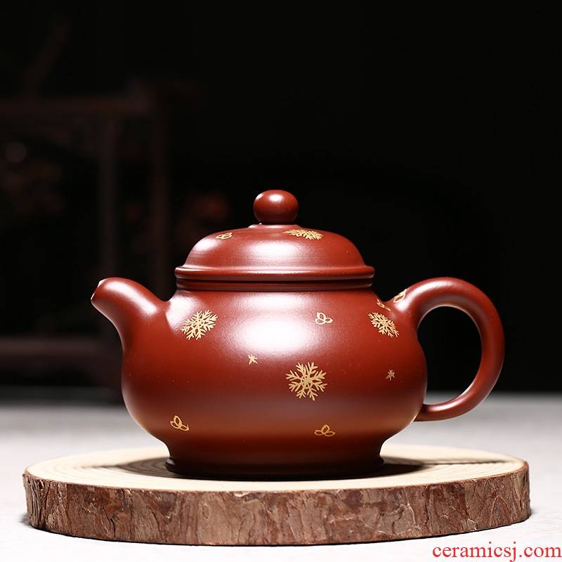 Qiao mu YM yixing undressed ore ceramic tea pot - famous pure checking pot of kung fu tea set dahongpao pot pan