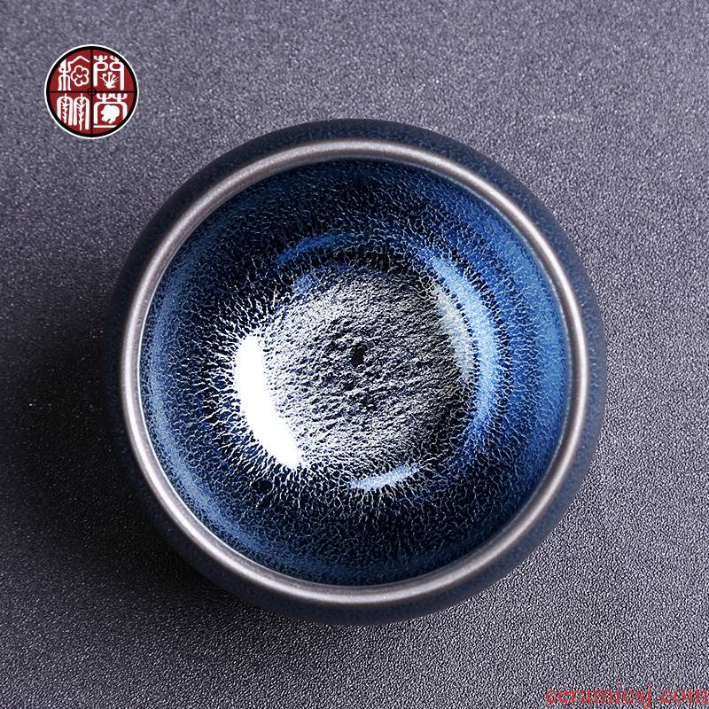 Li Gaohua blue kirin ceramic single CPU kongfu master cup built lamp cup tea cup large general cup by hand