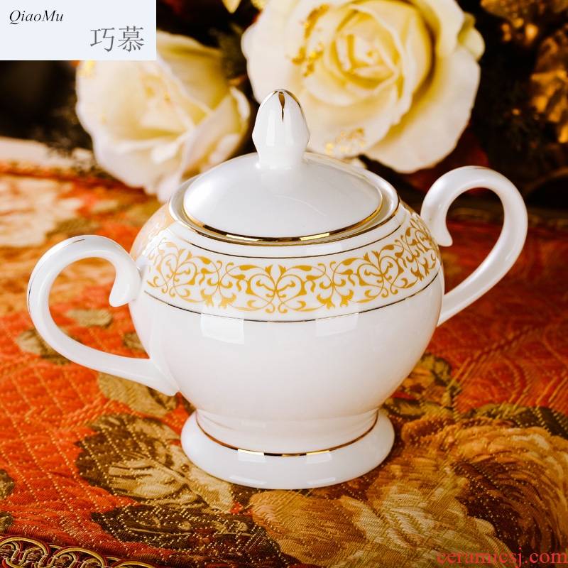 Qiao mu JYD coffee suit European tea coffee cups and saucers suit ceramic English afternoon tea kettle