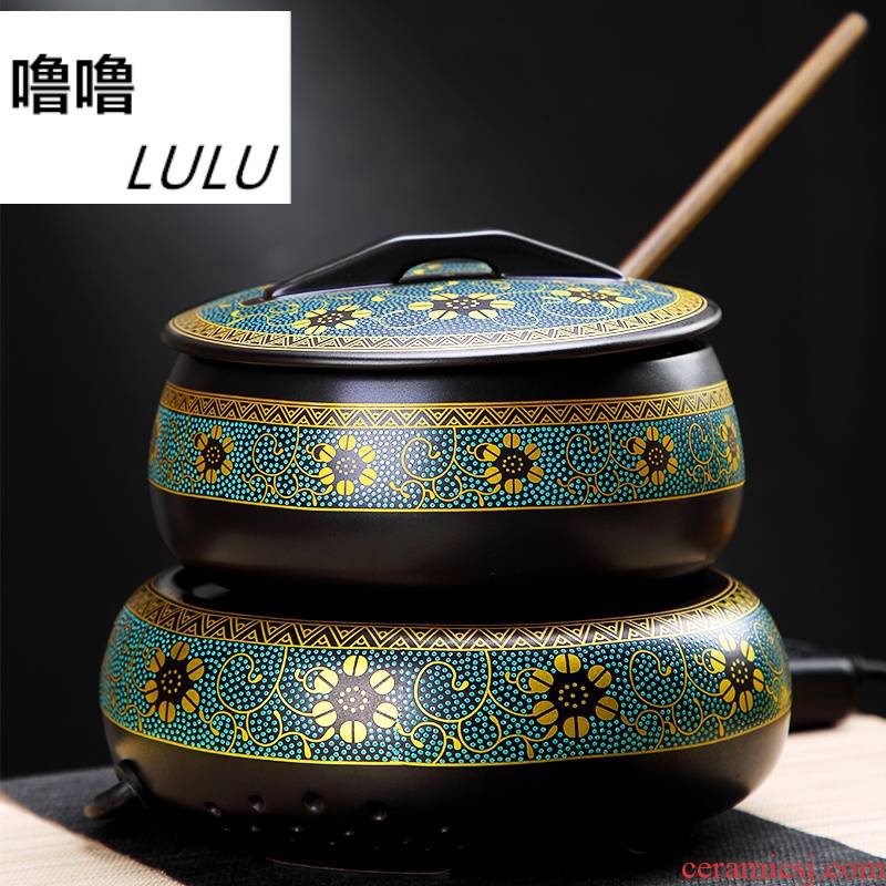 Ceramic boiling tea is tea stove suit cooked this teapot household retro Japanese tea the separator bowl teapot