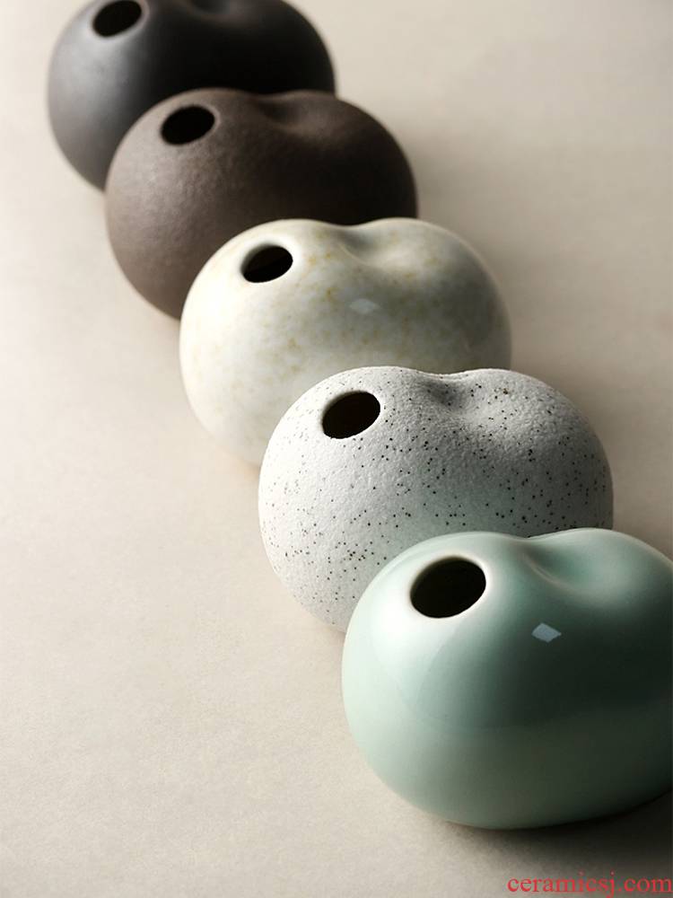 About Nine soil creative ceramic flower implement mini pet furnishing articles can play a hydroponic vases, tea tea tea zen art ornaments